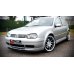 Накладка сплиттер на передний бампер на Volkswagen Golf IV 25TH